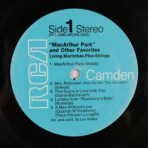 Living Marimbas Plus Strings – MacArthur Park And Other Favorites - 12" Vinyl LP - Picture 3 of 8